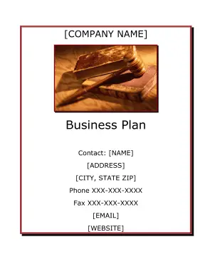 Law Office Business Plan template