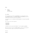Client Confirmation Letter