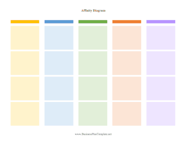 Affinity Diagram Color template