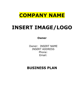 Bridal Shop Business Plan template