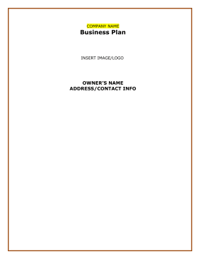 Drywall Company Business Plan template