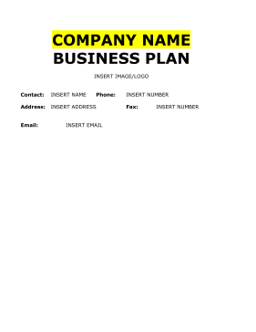 Farm Business Plan template