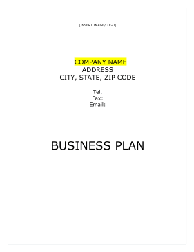 Insurance Business Plan template