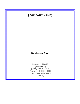 Paintball Business Plan template