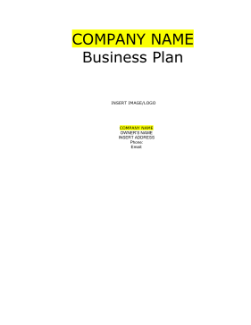 Restaurant-Cafe Business Plan template
