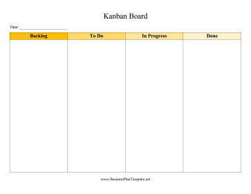 Kanban Board template
