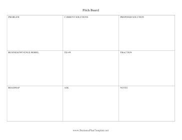 Pitch Board template